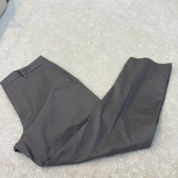 Bonobos Other - Bonobos Mens Straight Leg Cotton Pants Grey 33x32 Preppy Casual Office Tailored